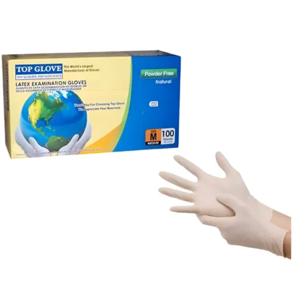 Guantes látex sin polvo