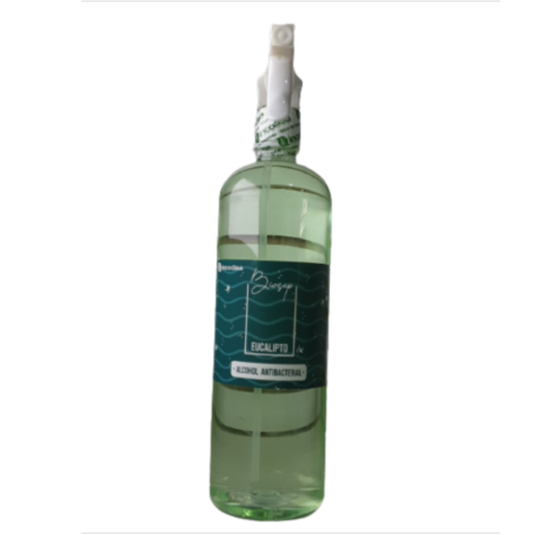 Alcohol antibacterial aroma eucalipto