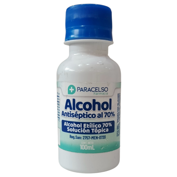Alcohol antibacterial 70% 100CC