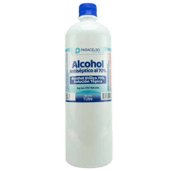 Alcohol antiséptico al 70% litro