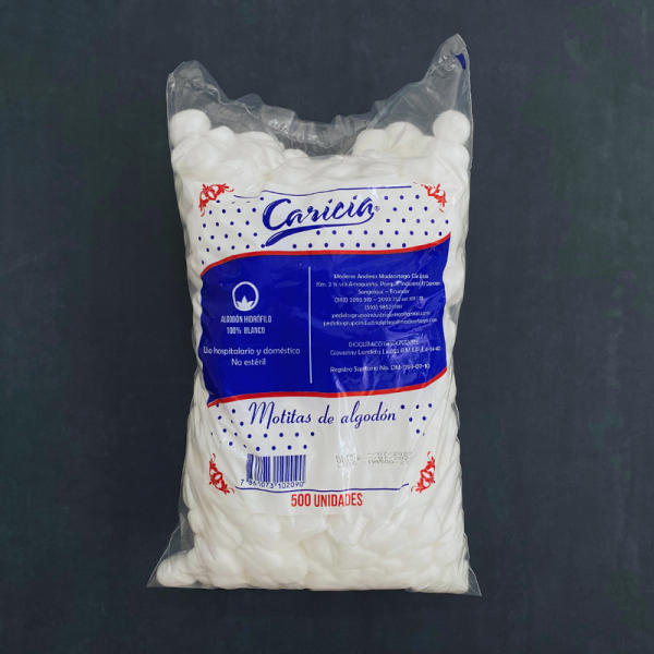 Algodón motitas 500 unidades