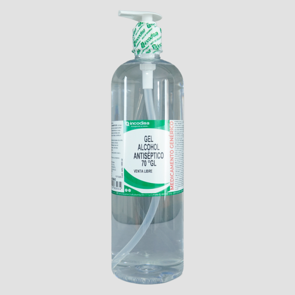 Gel alcohol antiséptico 70% litro