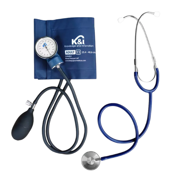 KIT TENSIOMETRO Y ESTETOSCOPIO UNA CAMPANA KI MOD 240 Kit tensiómetro y estetoscopio una campana KI mod.240