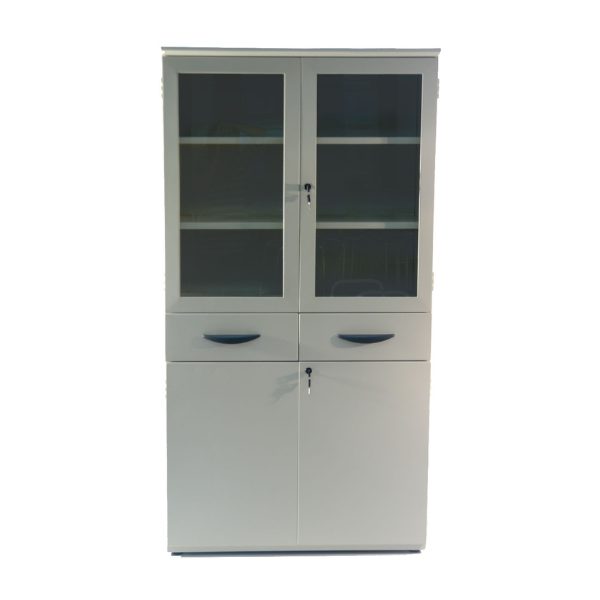 Vitrina de dos cuerpos pintada