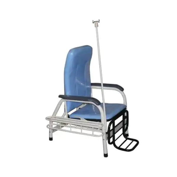 Silla p/extracción sanguínea con porta suero