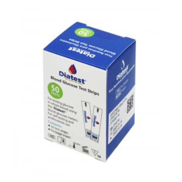 Tirilla para glucómetro Diatest x50 unidades